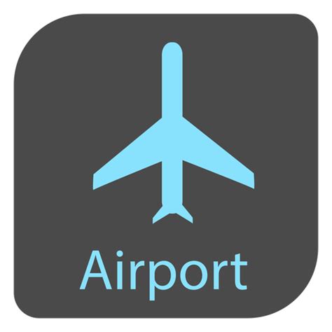 Ícone De Sinal De Aeroporto De Avião Baixar Pngsvg Transparente