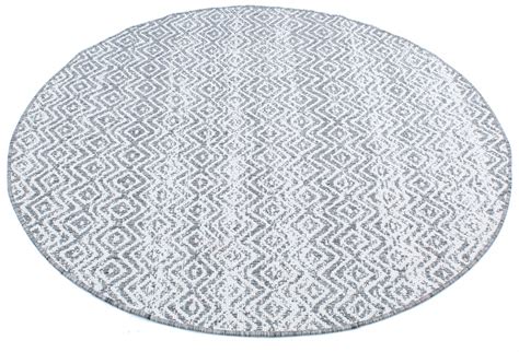 Round Rug Harstad Grey Living Room Rugs