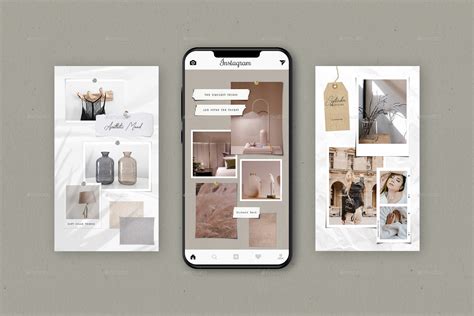 20 Moodboards Instagram Stories Web Elements Graphicriver