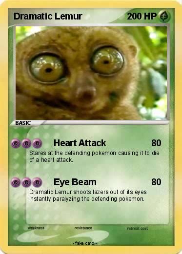 Pokémon Dramatic Lemur Heart Attack My Pokemon Card