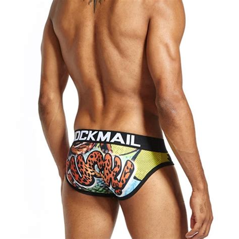 2020 Jockmail Sexy Men Underwear Breathable Mens Briefs