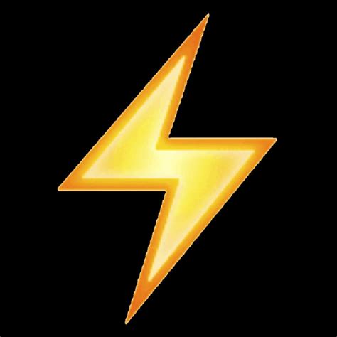 Lightning Emoji Png