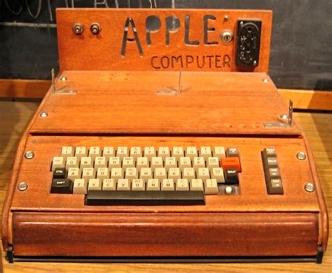 Apple announces its first new computers with its own chip instead of intel's. Apple 1 | At the Smithsonian: The very first Apple ...