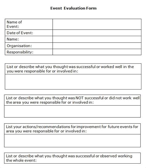 Here are the main sections of the standard report writing format: FREE 9+ Event Evaluation Samples in PDF | MS Word | Excel