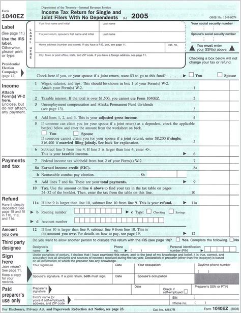 1040ez 2015 Tax Form Irs Form Resume Examples