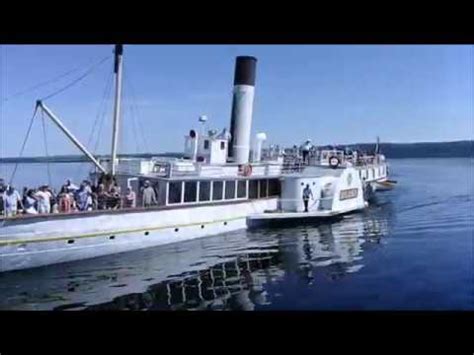 Her maiden voyage was on august 2nd, 1856. Skibladner - YouTube