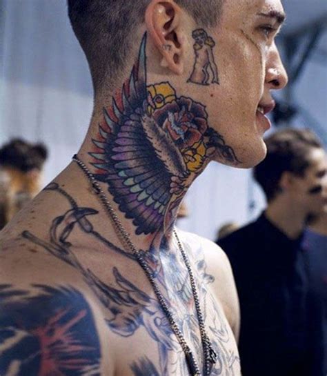 Best Full Neck Tattoos For Men Best Neck Tattoos For Men Cool Neck Tattoo Designs And Ideas