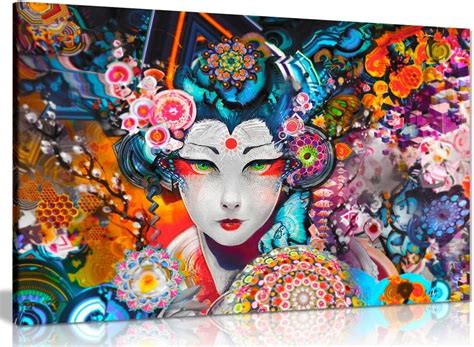 Psychedelic Trippy Art Canvas Wall Art Picture Print