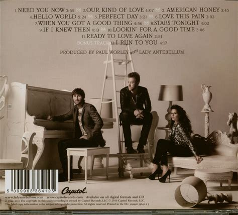Lady antebellum all we d ever need source title: Lady Antebellum CD: Need You Now (CD) - Bear Family Records