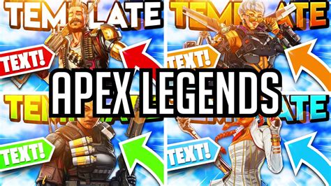 Apex Legends Thumbnail Template Pack 5 YouTube