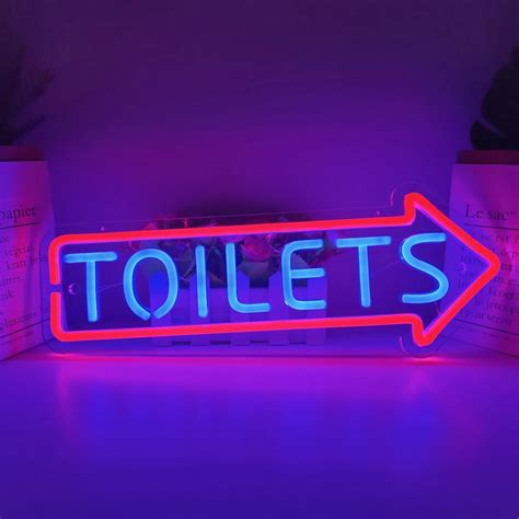 Toilets To The Right Led Neon Flex Sign Dope Neons