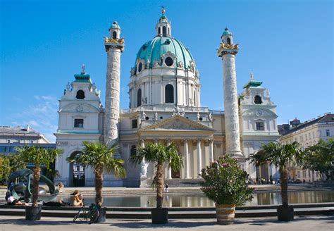 The Beauty Of Karlskirche In Vienna