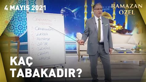 Cehennem Kaç Tabakadır Prof Dr Mustafa Karataş la Sahur Vakti YouTube