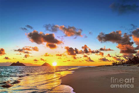 Lanikai Beach Bright Sunrise Photograph By Aloha Art Fine Art America
