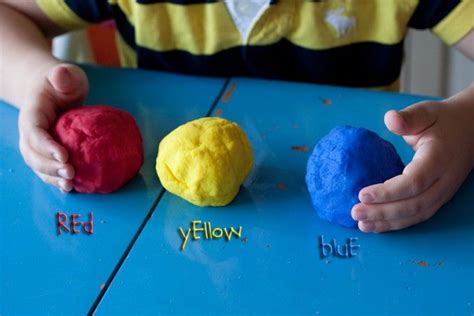 Playdough Color Theory Best Playdough Recipe Color Theory Shapes