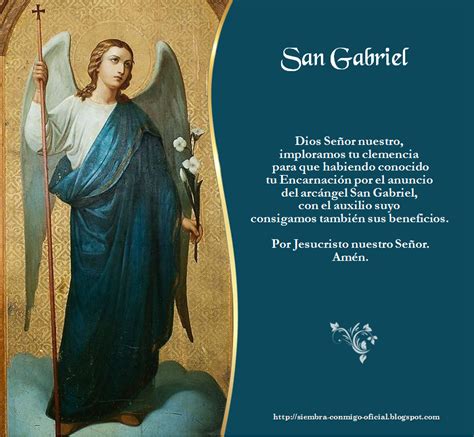 Arcángel San Gabriel San Gabriel Arcángel Ángeles De Dios Arcángeles