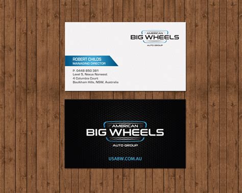 Bold Masculine Car Dealer Business Card Design For Cloud9 Finance By