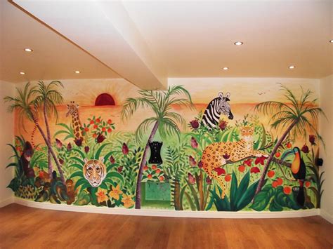 Jungle Wall Murals - Hand Painted