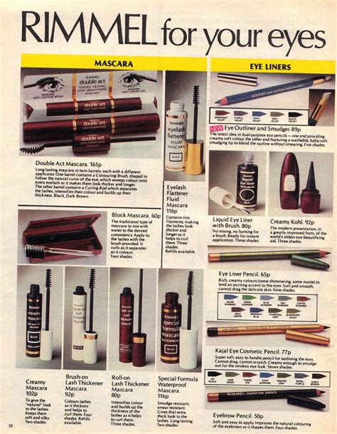 The Way We Wore Advert From A 1982 Magazine For Rimmel London