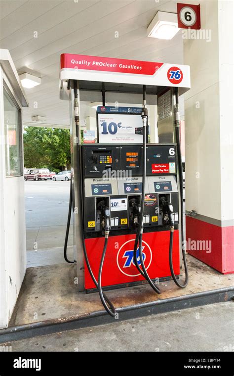76 Gas Station Pump Stock Photo Alamy