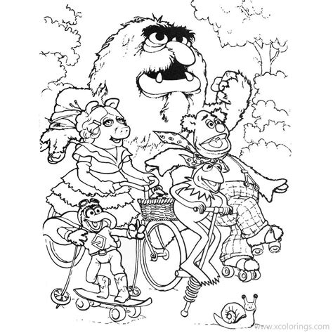 The Muppets Coloring Pages Characters