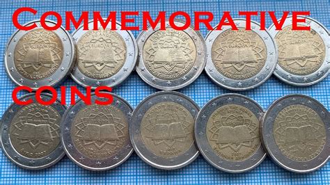 2 Euro 2007 Treaty Of Rome Commemorative Coins Youtube
