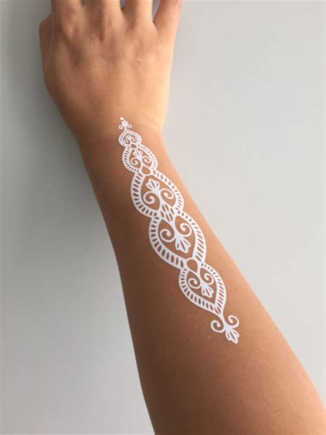White Lace Henna Style Temporary
