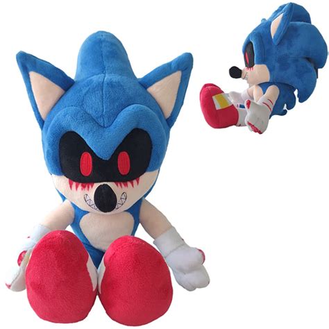 buy 37cm 14 6 sonic exe plush new evil sonic plush doll ideal collection for cartoon sonic