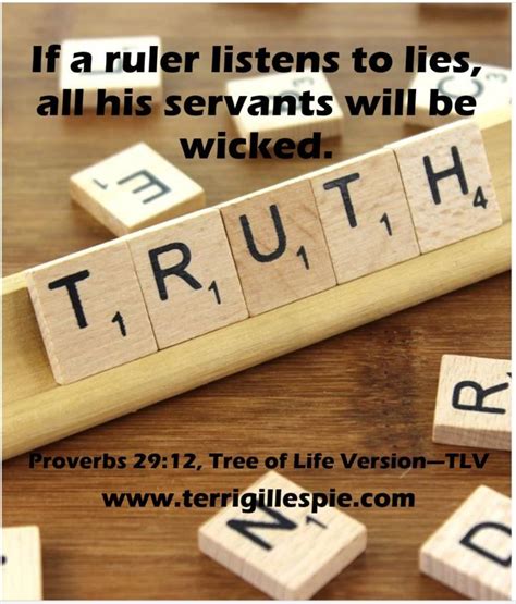 Does Truth Rule You Proverbs 29 Proverbs Truth And Lies