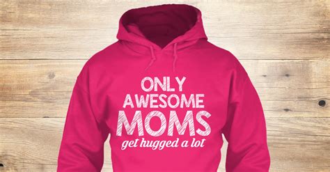 Awesome Christmas T For Moms Only Awesome Moms Get Hugged A Lot