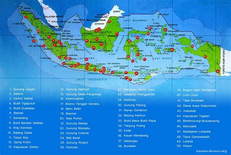 Peta Taman Nasional Indonesia Bastamanography Flickr