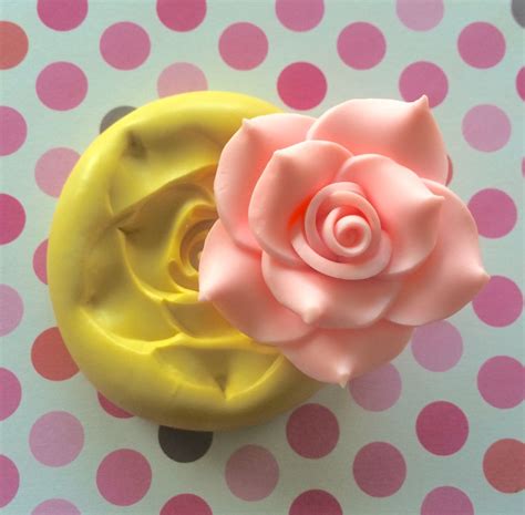 Large Big Rose Flower Silicone Mold Wedding Topper Rose