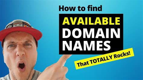 How to Find EPIC Domain Names (That Are Available!) - YouTube