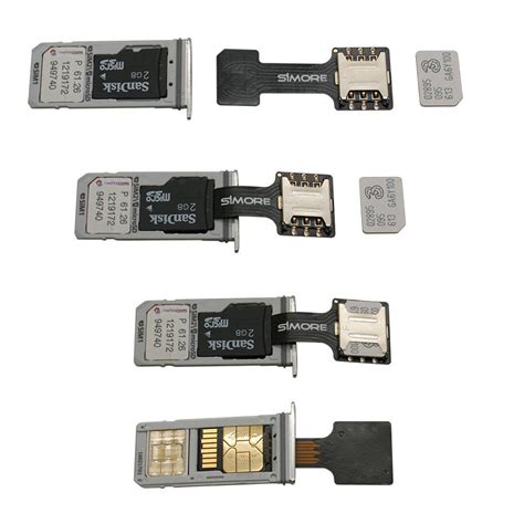 Sim (subscriber identity module) is a memory chip used in mobile phones. SIM cards and micro SD card extension adapter for hybrid ...