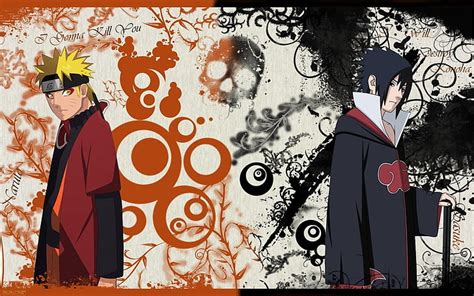 Hd Wallpaper Akatsuki Anime Jiraiya Mode Naruto Sage Sasuke