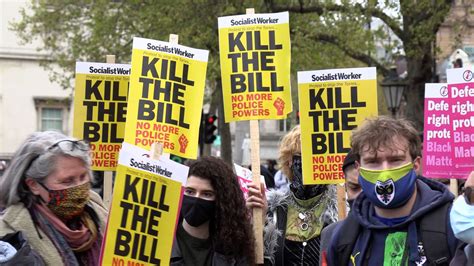 Kill The Bill Thousands Demonstrate Against Proposed Legislation Which Gives Police Power To