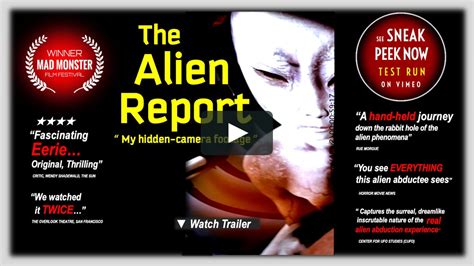 Watch The Alien Report Online Vimeo On Demand On Vimeo