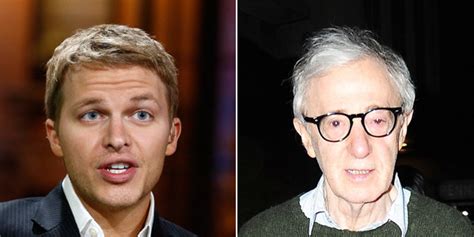 Ronan Farrow Was Not Thrilled About Woody Allens Golden Globes Tribute