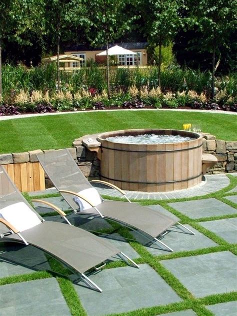 Install The Hot Tub In The Garden 25 Ideas To Make The Patio Hot Tub Backyard Hot Tub