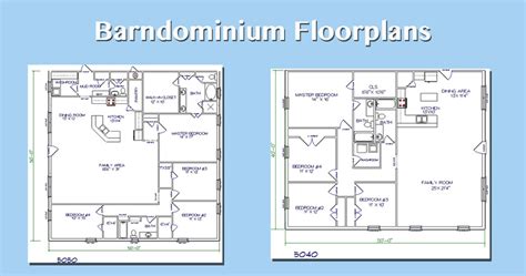Besides a two story house can be so amazing and lavish just like this floor plan. Top 5 Metal Barndominium Floor Plans for Your Dream Home ...