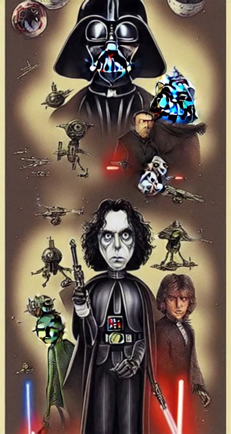 A Poster For Tim Burtons Star Wars Stable Diffusion Openart
