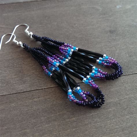Awesome Beaded Earrings Handicraft Picture In The World
