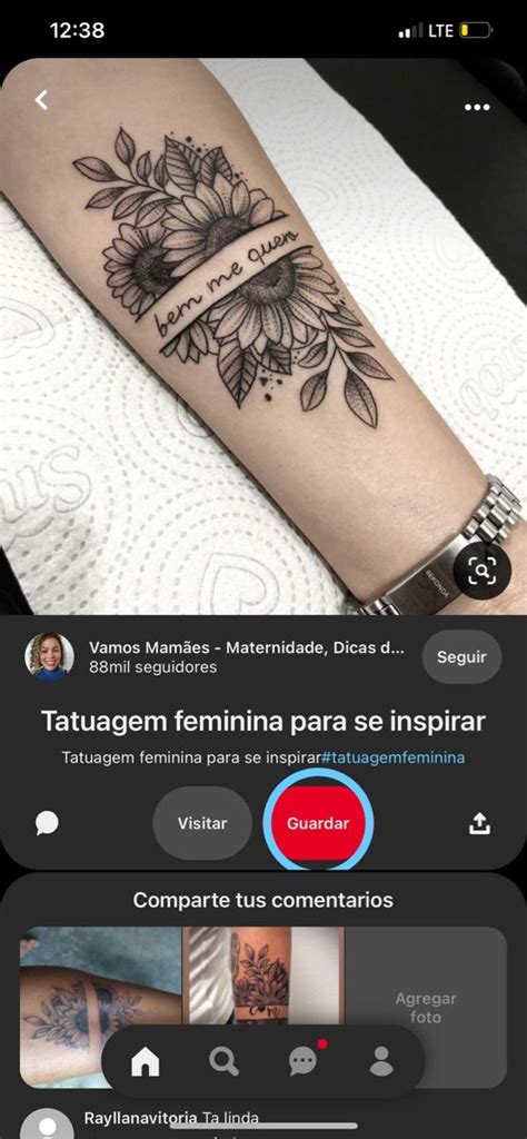 Pin De Karol Gongora Em Fgg Tatuagem Tatuagem Feminina Tatuagens