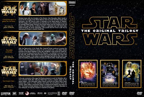 Star Wars The Original Trilogy R1 Custom Dvd Cover Dvdcovercom