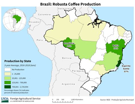 Brazil Crop Production Maps