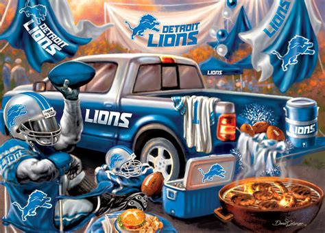 Detroit Lions Gameday 1000 Pieces Masterpieces Puzzle Warehouse