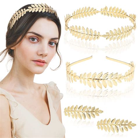 fairy goddess crown laurel wreath greek goddess headband leaf headband greek goddess