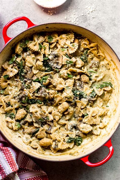 Spinach and mushrooms are sauteed with onion, garlic, balsamic vinegar, and white wine. Italian Sausage, Spinach And Mushroom Recipes ...