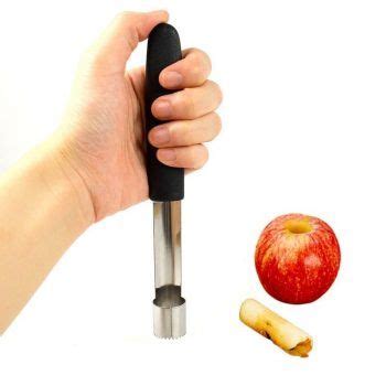 Instead of going for a serrated or filleting knife, use a. 180mm(7'') Apple Corer Pitter Pear Bell Twist Fruit Core ...