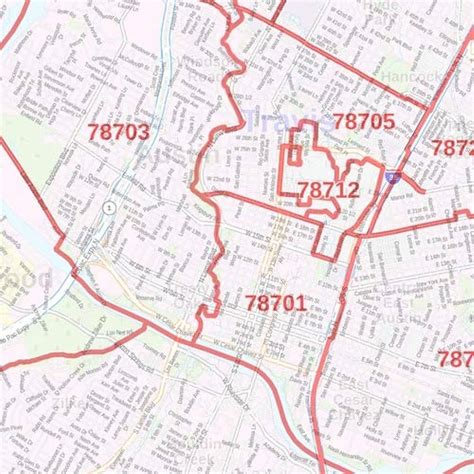 Austin Tx Zip Code Map With Streets Goldie Georgeanna